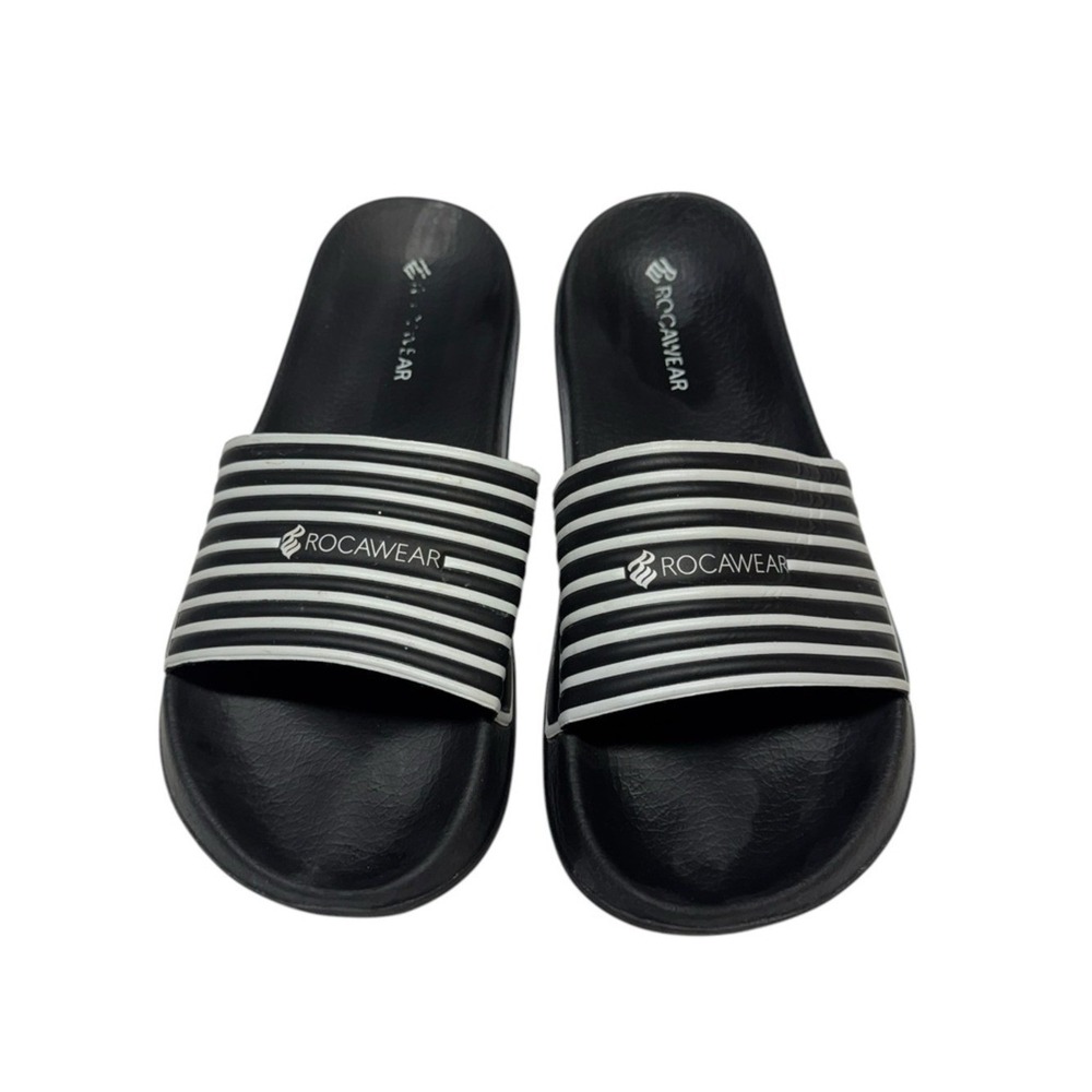 Vintage Y2K 90s Rocawear Slides‎ Sandals Size 13 EU 46 Hip Hop Streetwear Grunge